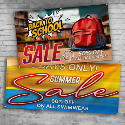 3'x5' 13 Oz. Reinforced Vinyl Banner