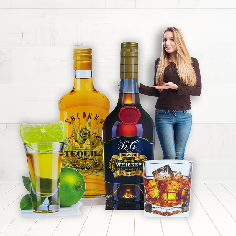 STC2432 - STANDEE 24 X 32" : 24"x32" Corrugated Plastic Standee/Cutout